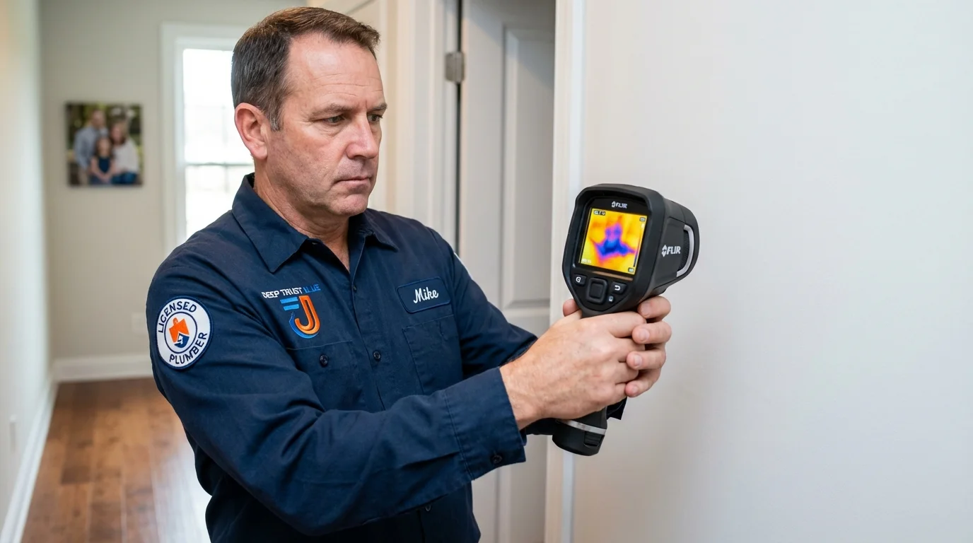 Thermal imaging leak detection by Johns Plumbing LLC in Waynesboro